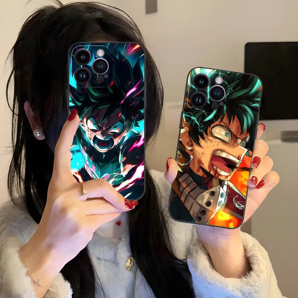 

My Hero Academia Izuku Deku Phone Case for iPhone 17 16 15 14 13 12 11 X XR XS 8 7 Pro Max Plus Mini Colour Protective Pretty