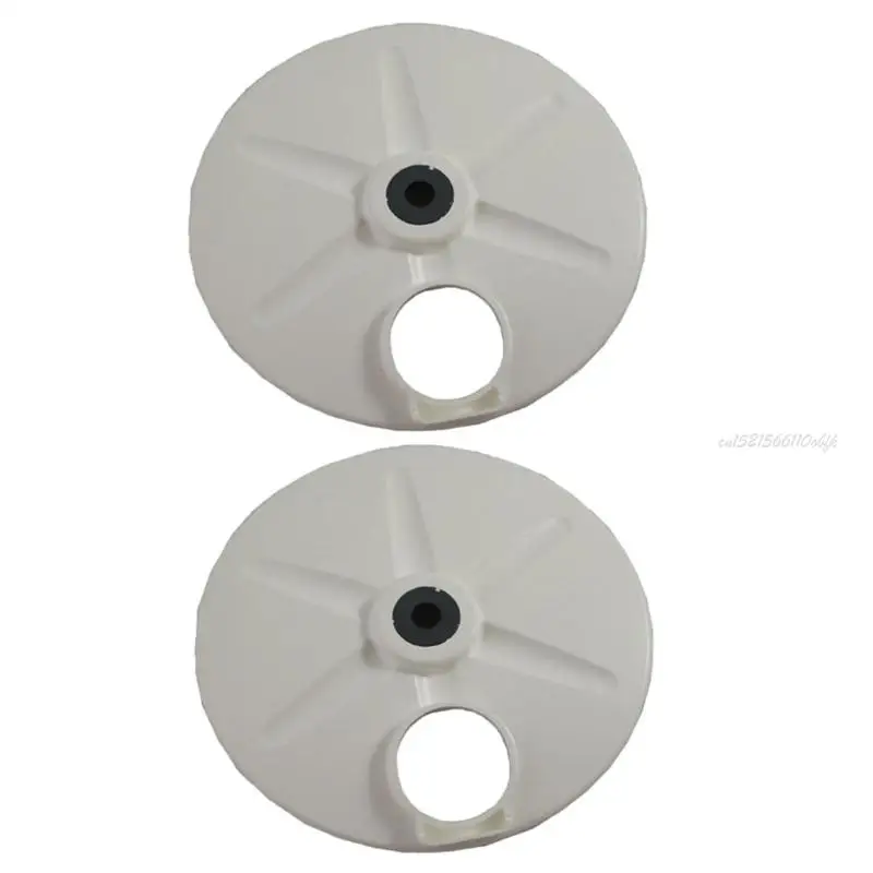 27rb 2pcs استبدال الغبار غلاف العجلة غطاء جزازة غطاء العجلة البلاستيكية الجزء الاستبدال جزء مناسب لنماذج جزازة العشب