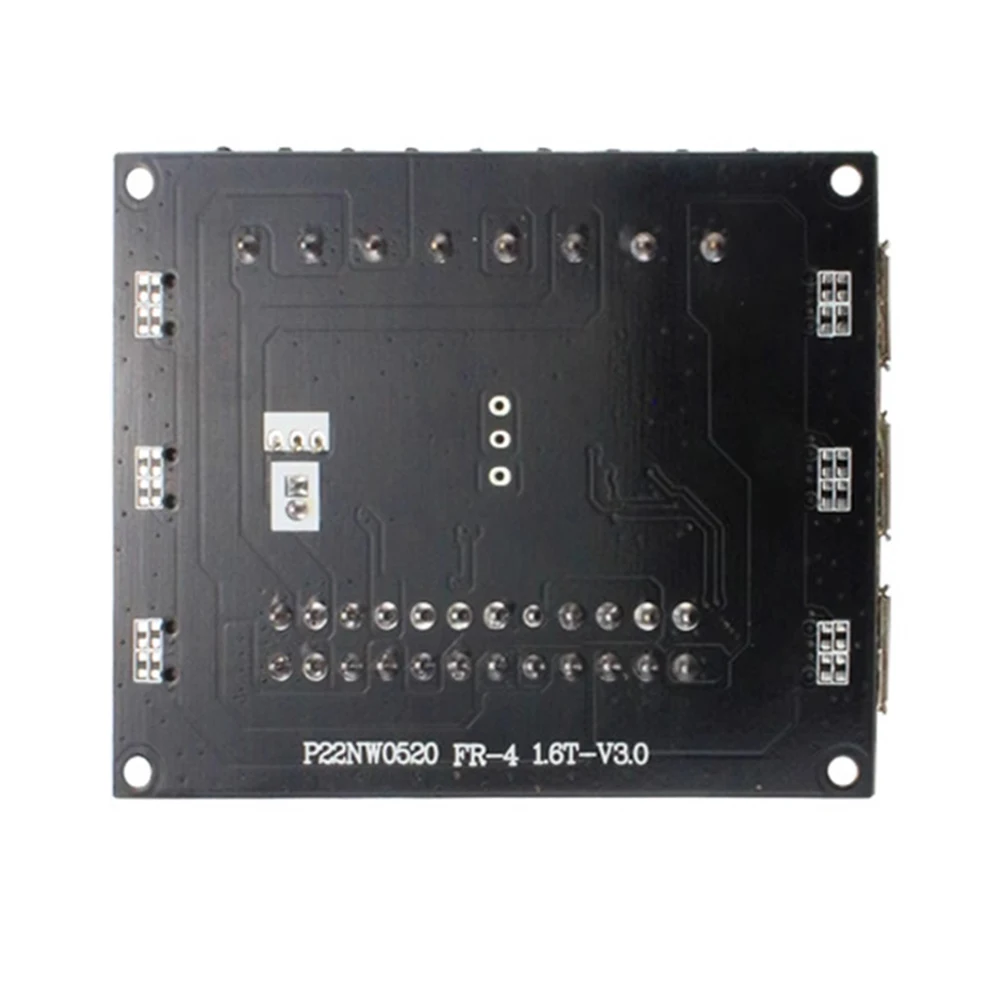 ATX Power Supply Splitter Board with 6 USB Ports High Current Terminals Infrared Testing Function Compatible with All 20-Pin Com