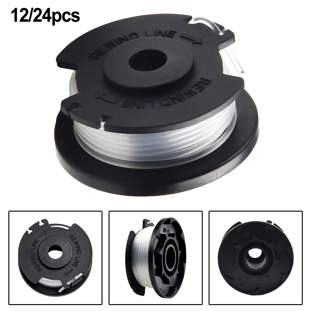 3 Pack 1.6mm Nylon Trimmer Line Spool 5m Replacement For GE-CT 18/28 Li TC Grass Cutter Garden Tool Accessories