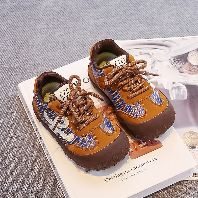 

Children 2025 Autumn Fashion Running Shoes Kids Soft Bottom Comfortable Non-slip Boys Girls Casual Sports Shoes