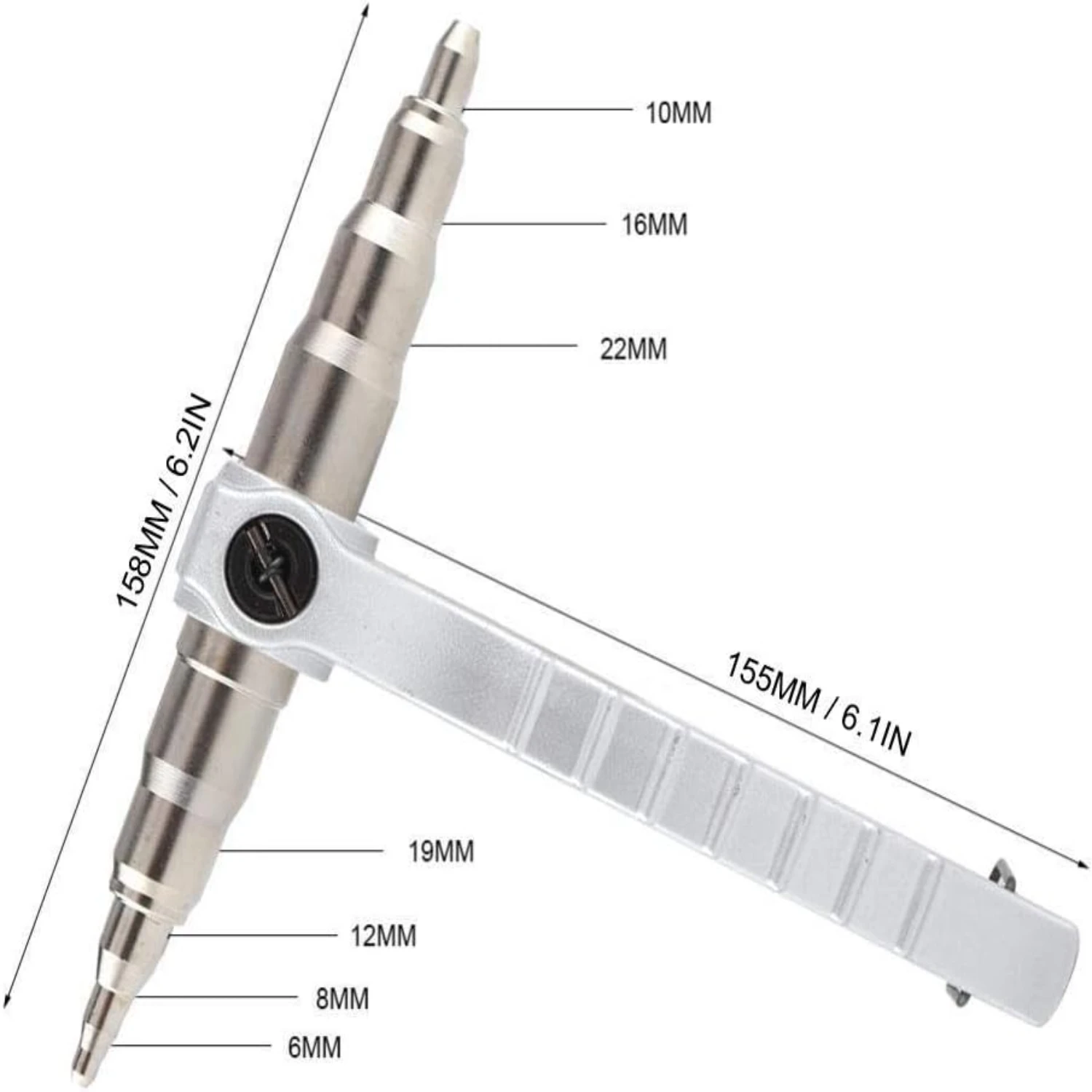 Efficient, High-Quality, and Reliable Professional Grade Copper Pipe Tube Expander Kit - Durable Swaging Tool with Expander Head