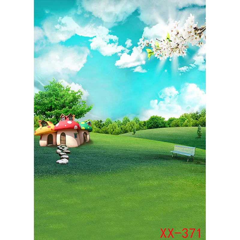 SHUOZHIKE Children Birthday Photography Backdrops Cartoon Indoor Flowers Baby Portrait Photo Background Studio Props ZLSY-15