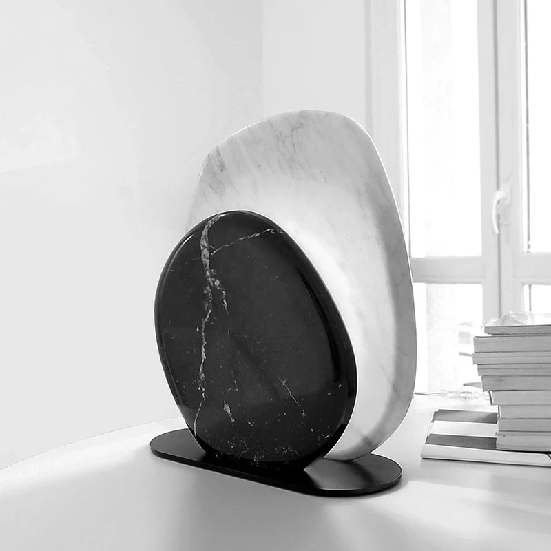 Contemporary Simple Hot Sale Modern Simple Handmade Classic Fashion Marble Base Light Emitting Diode Desk Lamp