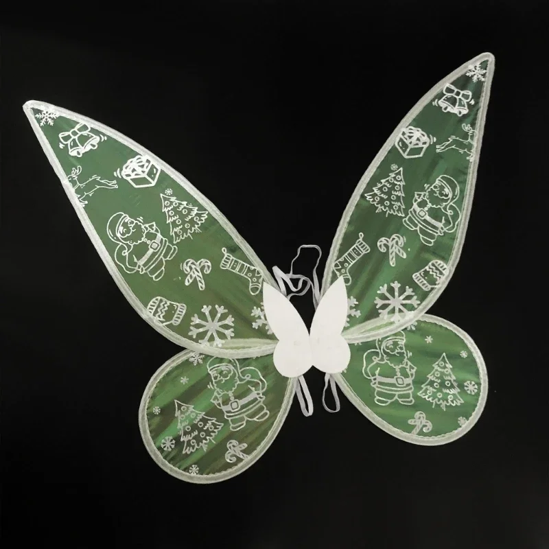 Fairy Butterflies Wing Light Up Angel Wing Fairy Wing Christmas Halloween Cosplay Photography Props Stage Accessories