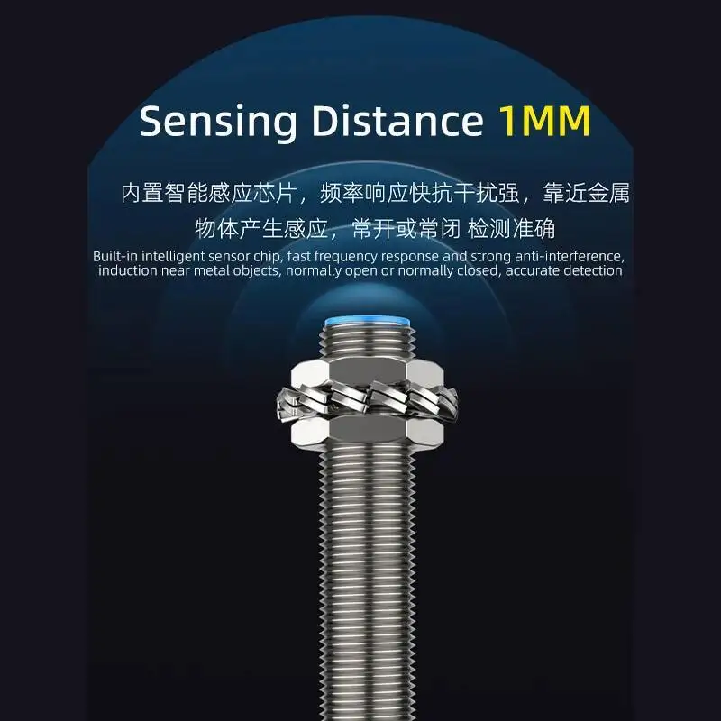 Proximity Switch ALJ8A3-1-Z/A1-A2-D1-P1-N1-N2 ปกติเปิดและปิด NO NC DC NPN PNP M8 Sensor Enhanced อุตสาหกรรม