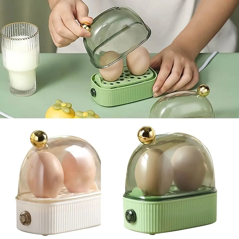 

Egg Poacher Electric Egg Boiler Automatic Power Off MultiFunction Mini Breakfast Machine Food Steamer Egg Cooker Egg