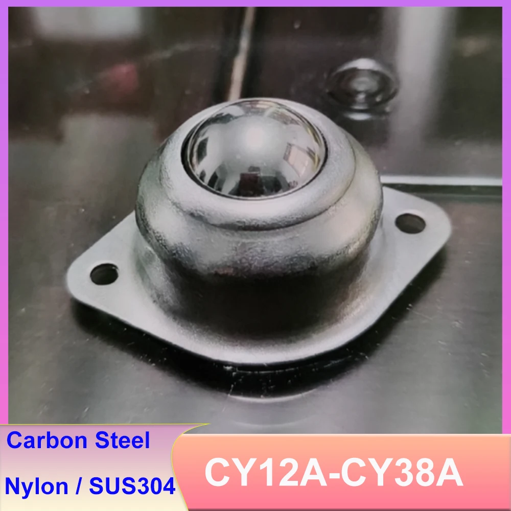 1Pcs CY12A-CY38A Roller Ball Universal Wheel Swivel Ball Caster Wheel Carbon Steel /Nylon /SUS304 DIY Model Hardware Accessories