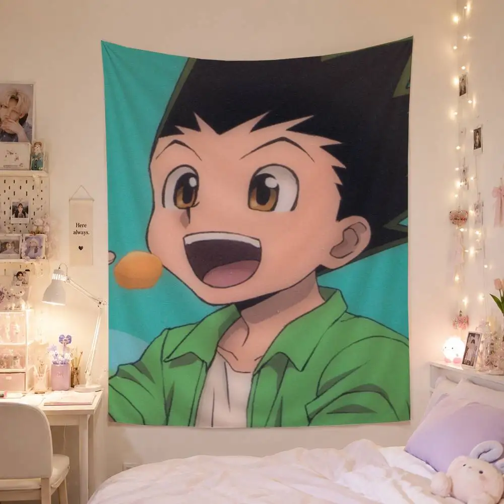 Hunter x Hunter Gon Freecss Flag Digital Printing Banner for Garage Wall Out Door Decoration