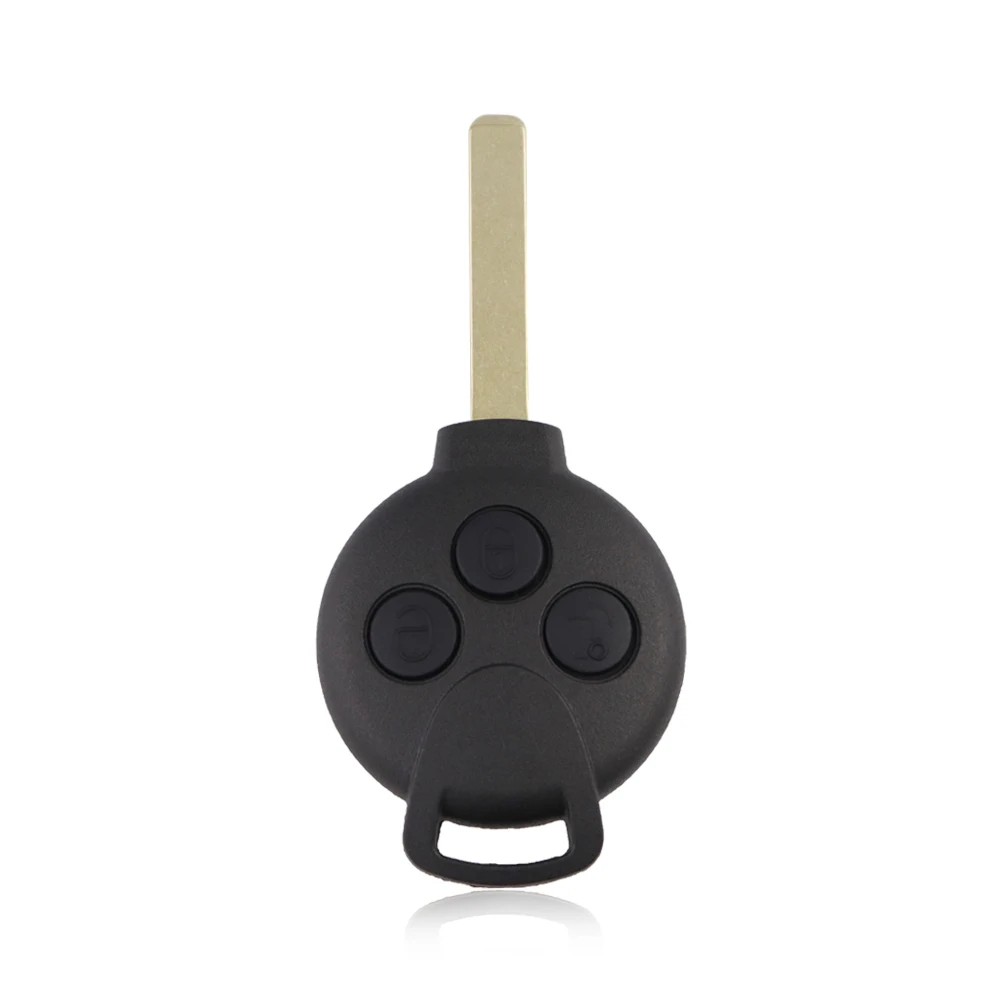 NEAI Remote Smart Car Key For Mercedes-Benz Smart Fortwo 451 2007-2013 3 Button 433Mhz ID46 PCF7941 Chip Keyless Entry No Logo