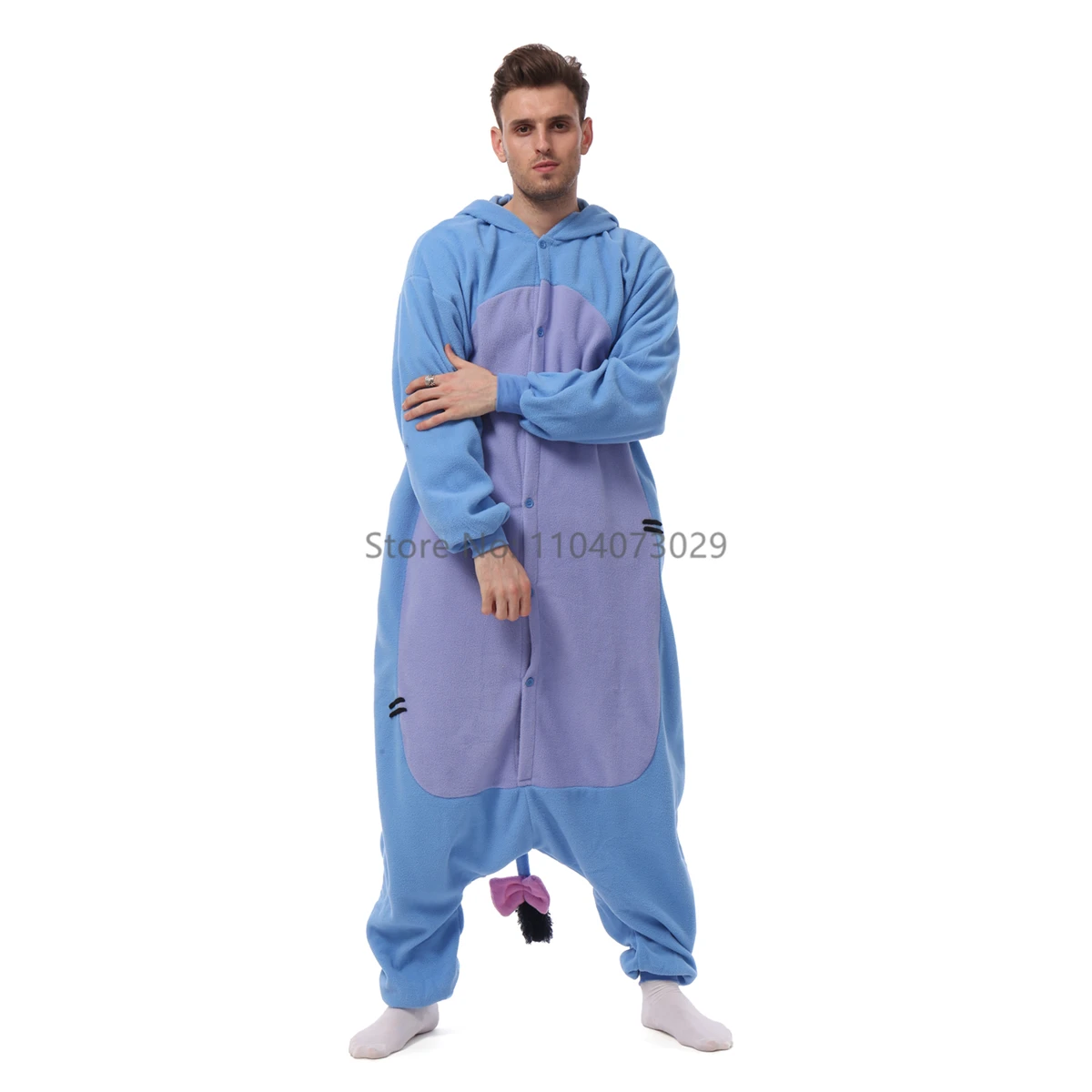 Onesieshow Animal Kigurumi Pyjamas Halloween Onesie Adult Kids Cartoon Donkey Pajama Cosplay Party Women Men Homewear