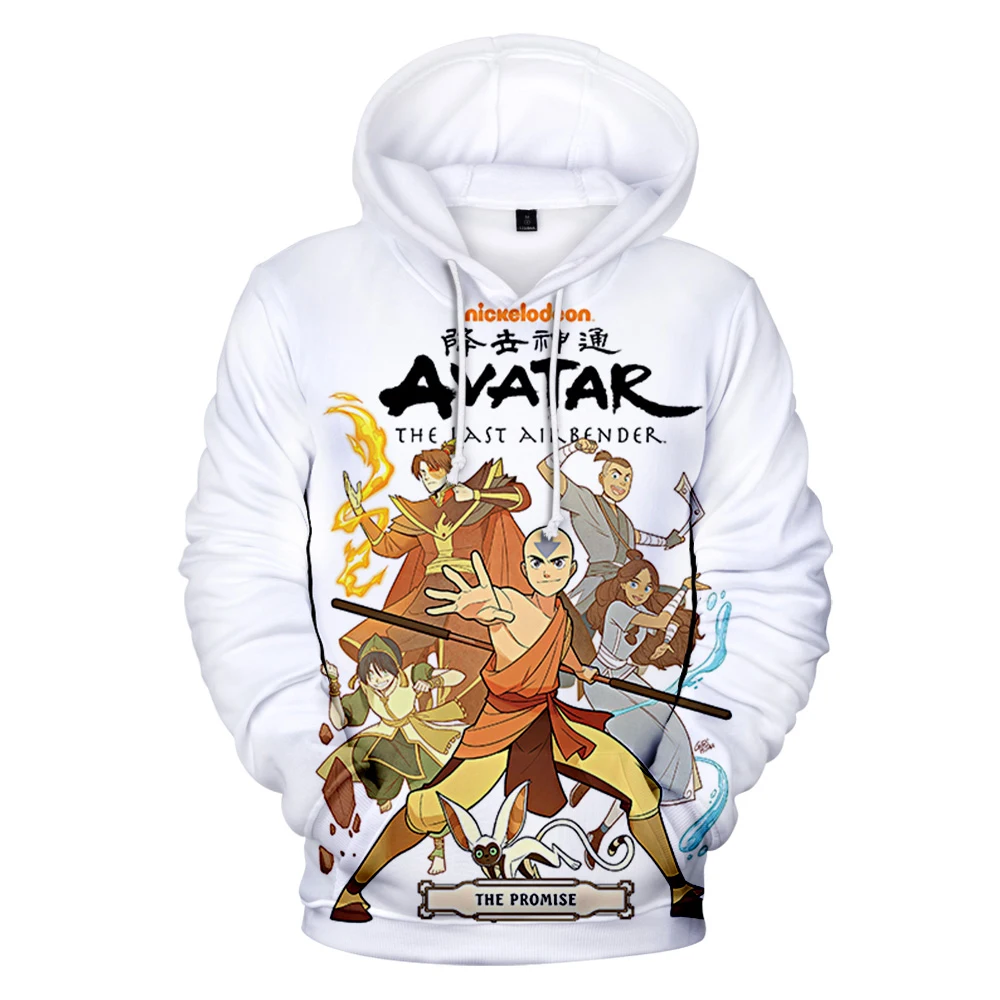 Anime Avatar The Last Airbender Hoodies 3d Print Sweatshirts Boys Girls Unisex Hooded Fashion Sweatshirts Cartoons kids Coat