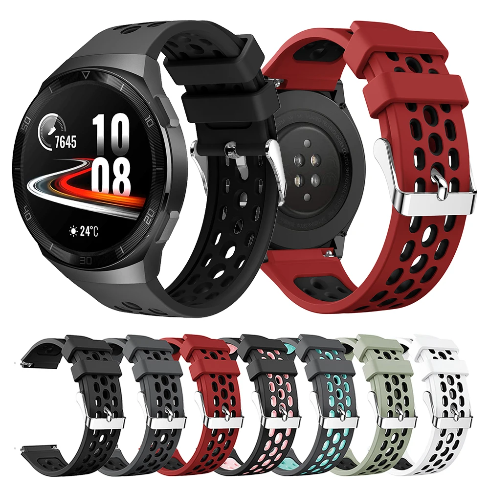 Силиконовый ремешок для смарт-часов Huawei Watch GT2e GT 2e