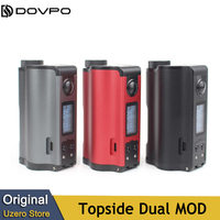 Original DOVPO Topside Dual Squonk Mod 200W Vape with 10ml Squonk Bottle E Cigarette Dual 18650 Vaporizer