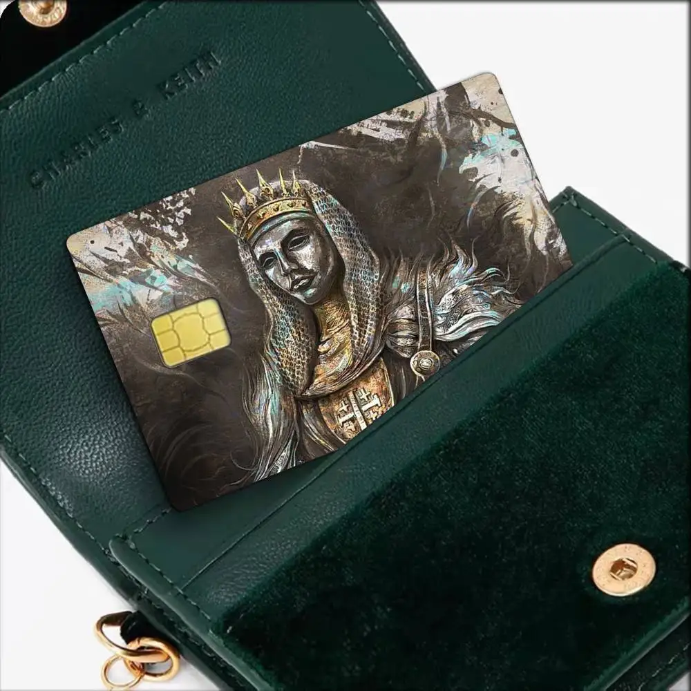 Cool Baldwin IV of Jerusalem Waterproof Film Skin Cover Credit Card Stickers Debit Front Bank Bus Pass