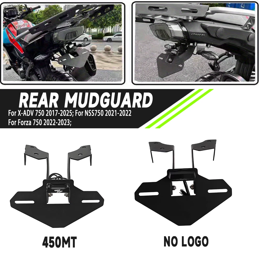 Für CFMOTO MT450 IBEX 450MT 2024-2026 450-MT 450MT Kennzeichenhalter Fender Eliminator Schwanzrahmen LED-Licht Motorrad