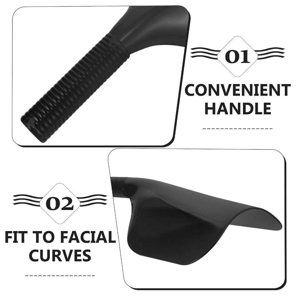 

Reusable Haircut Face Mask Handheld Professional Hairdressing Shield Cover Hairdressing Tool Hairspray Mask