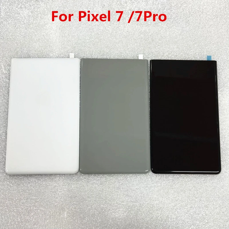 Glass For Google Pixel 7 Battery Cover Door Back Housing Rear Case For Google Pixel 7 Pro Back Battery Door Replacement Parts