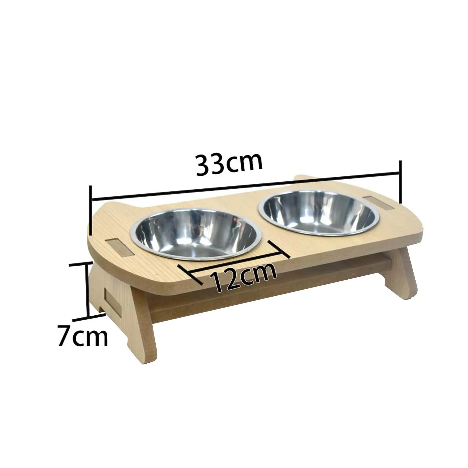 Cat Bowl Elevated No Spill Non Slip Raised Pet Food and Water Bowl Dish for Cats