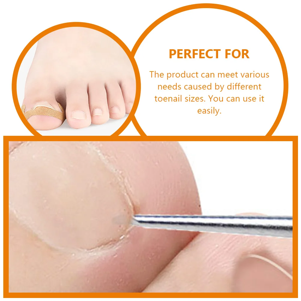 

1 set Ingrown Toenail Corrector Stickers Toenail Patches Nail Patch Foot Care Tool Portable Safe Effective Nail Growth Restore