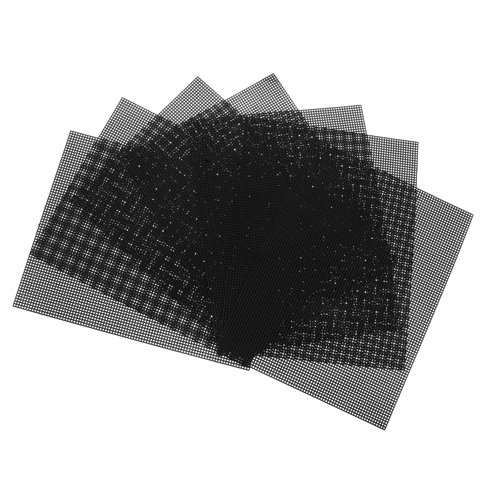 

7 шт. пластиковая сетка для глаз 13,17x10,22 дюйма, материал ПВХ для меховых масок, костюм «сделай сам», принадлежности для рукоделия, маска животного