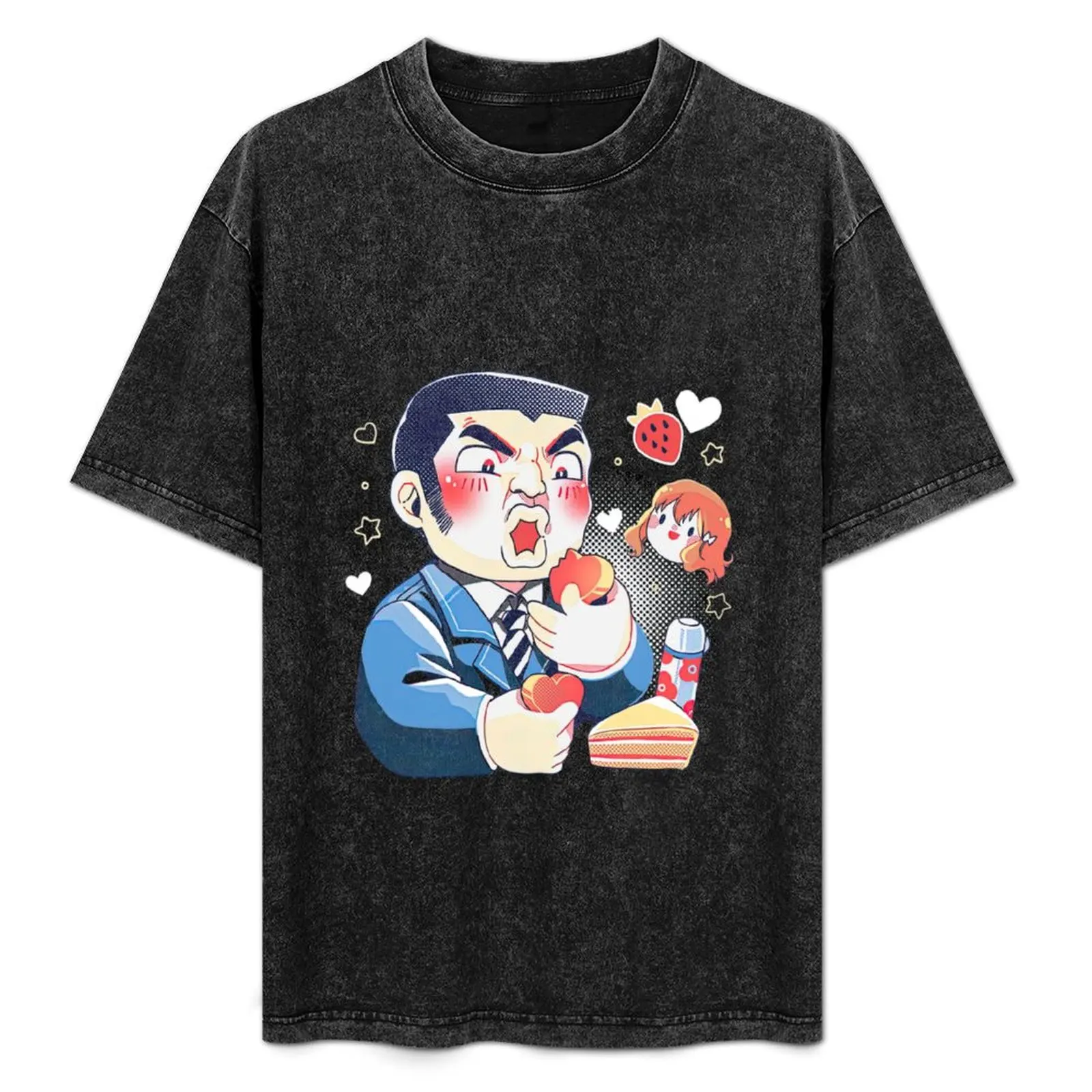 

My Love Story Valentines Eater T-Shirt Trendy Print Short Sleeve T-Shirt