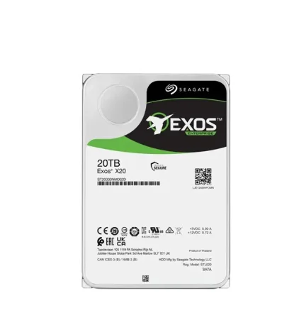 

ST20000NM002D 512E/4KN SAS 12Gb/s 20TB 7200RPM 256MB Enterprise Hard Drive,Mechanical Disk Exos X20