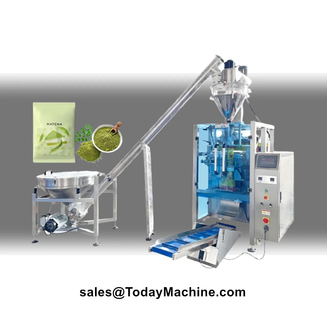 Collar Type Automatic Pouch Packing Machine for Powder Granules Food Packaging