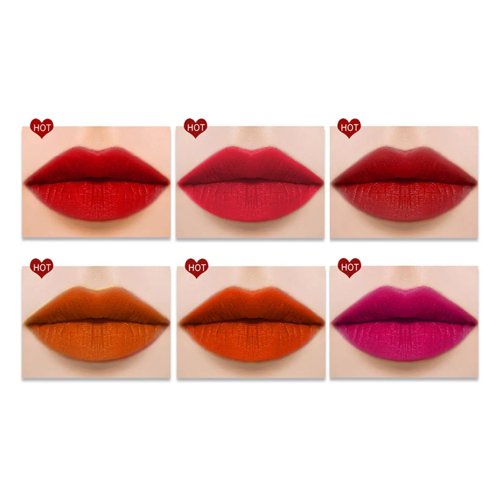 プロフェッショナルマットリップパレット非粘着性リップグロスメイクアップセット女性用オフィスや旅行用