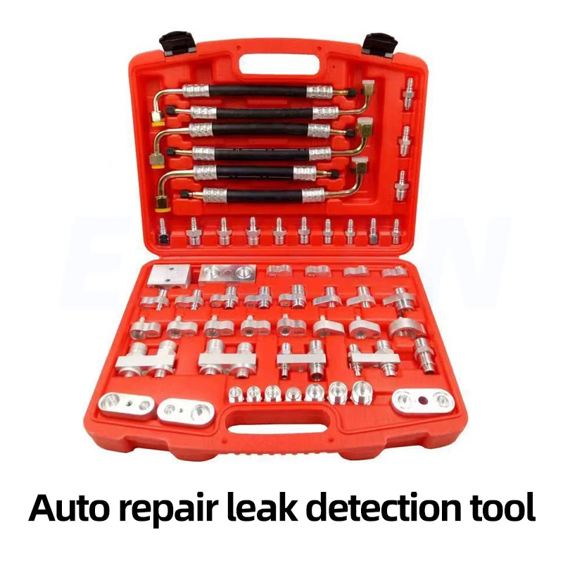 

56pcs Car Leak Detection Vehicle Excavator Auto Repair Tool Air Conditioner Leak Detector Air Conditioner Compressor Condenser