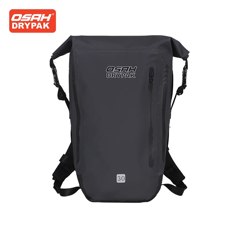 

OSAH Grey 30L High-capacity Backpack For Outdoor Travel Multifunction Splash Proof Water Cycling Motorcyle Riding Equipemt Bag