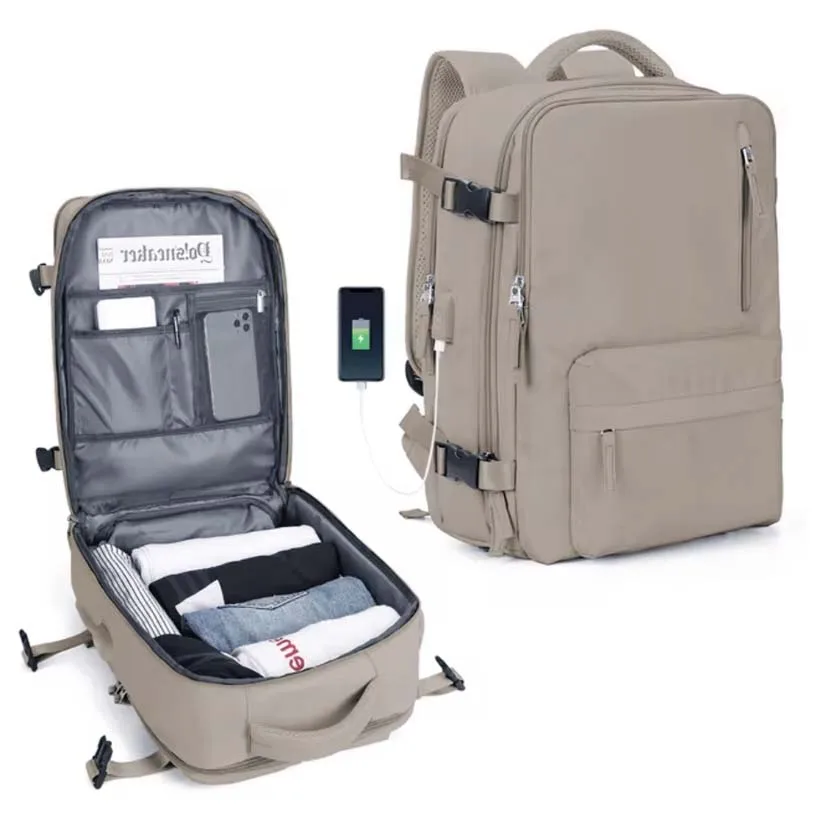 YTYIN Cabin Travel Backpack Laptop Bag Large Capacity Easyjet Carry-Ons 45x36x20 Backpack Ryanair 40x20x25 Water Resistant Bag