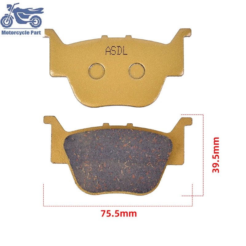 

Motorcycle Rear Brake Pads For HONDA TRX680 06-21 TRX650 TRX450 ER9 04-09 TRX420 14-21 Fourtrax Auto Rincon TRX 680 650 450 420