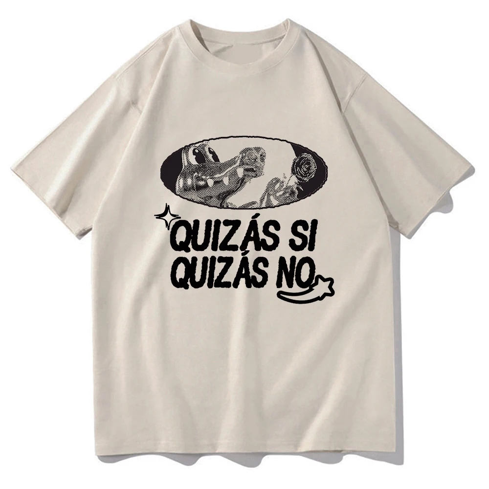 Alvaro Diaz Maybe Yes, Maybe Not Tshirt Vintage Men/women Clothing Harajuku Clothes Manga Unisex Tops Cotton Graphic T Shirts