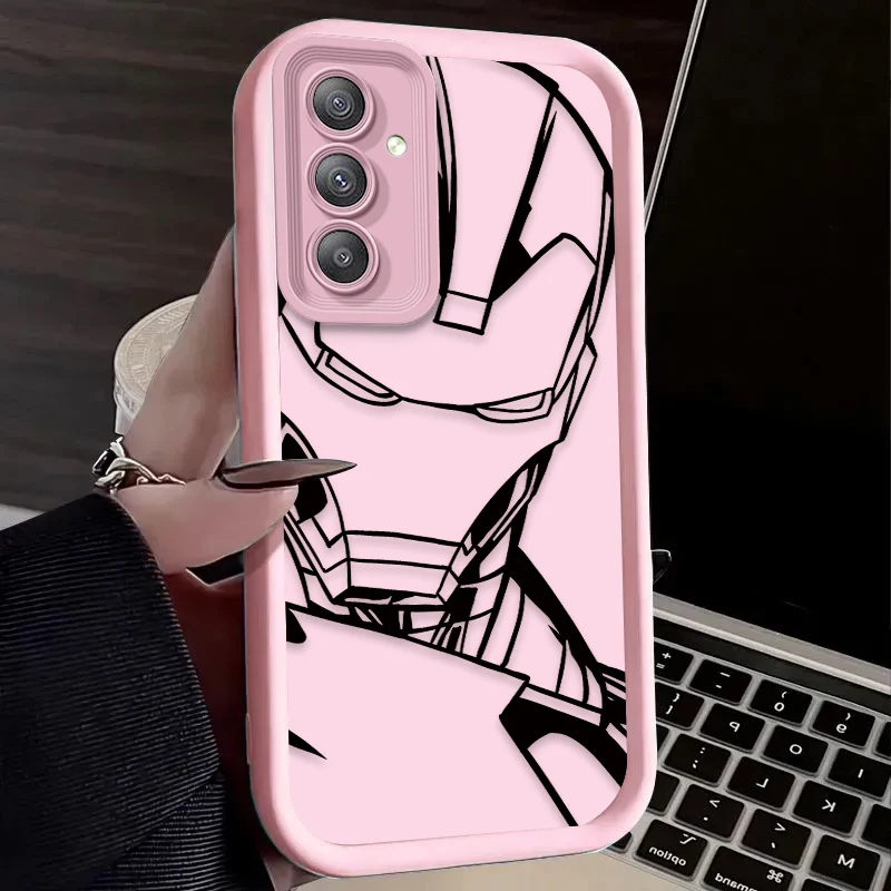 مارفل سبايدر مان الرجل الحديدي حافظة لهاتف سامسونج جالاكسي A54 A05 A05S A34 A24 A14 A53 A33 A23 A13 A52 A52S A32 A22 A12 A71 A51 A31 A50