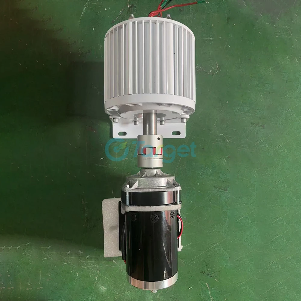 منخفضة RPM 10KW 20KW 30KW 50KW PMG مولد 220 فولت 380 فولت مولد المغناطيس الدائم الطاقة البديلة مع المخفض الكهربائي DIY بها بنفسك