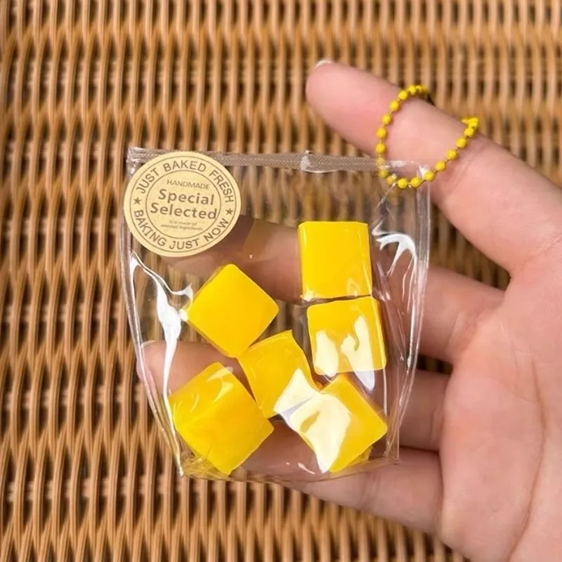 Fun Mochi Squishy Stress Toys Fruit Squeeze Soft Sensory Toy Anti Stress Ball Pendant Keychain Party Favors Backpack Decor Gift