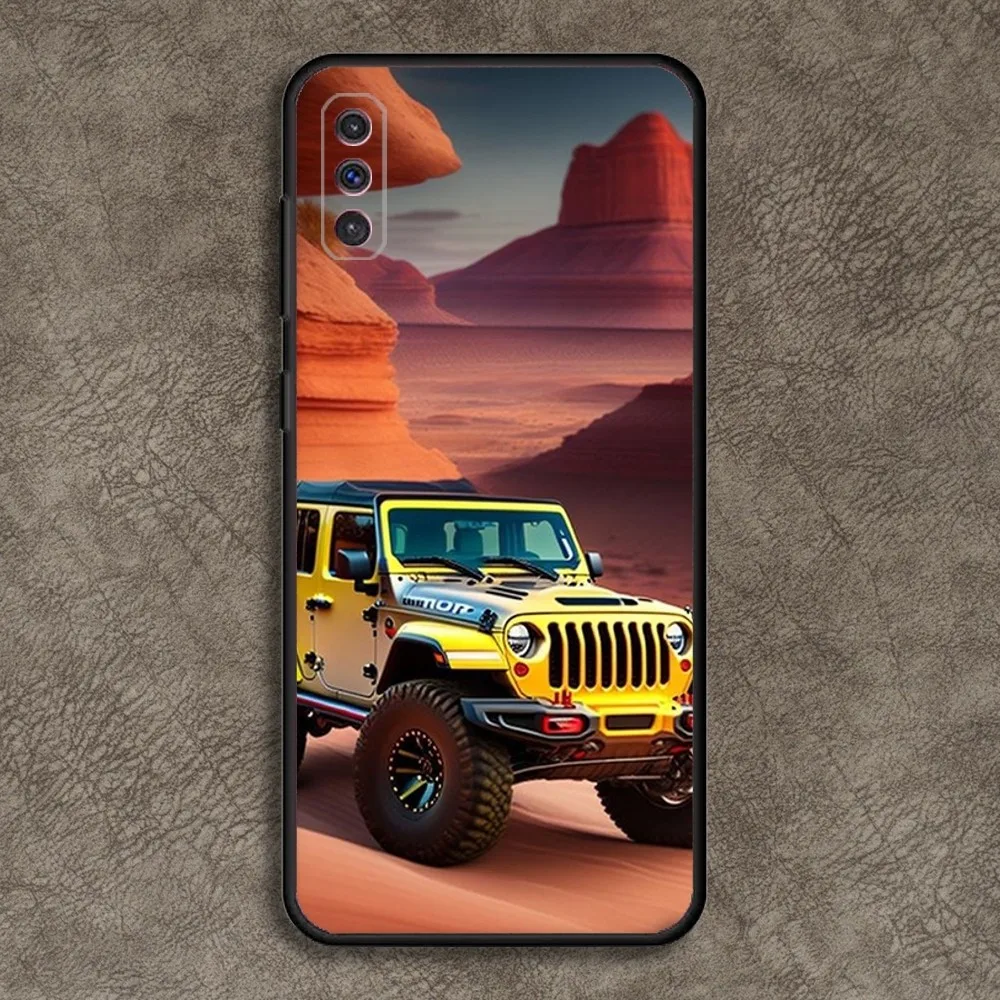 Cool Jeeps off-road SUV Phone Case for SamsungA 91,80,73,72,71,70,53,52,51,42,41,40,32,31,30,22,21,20,13 S 4G 5G Soft Black Case