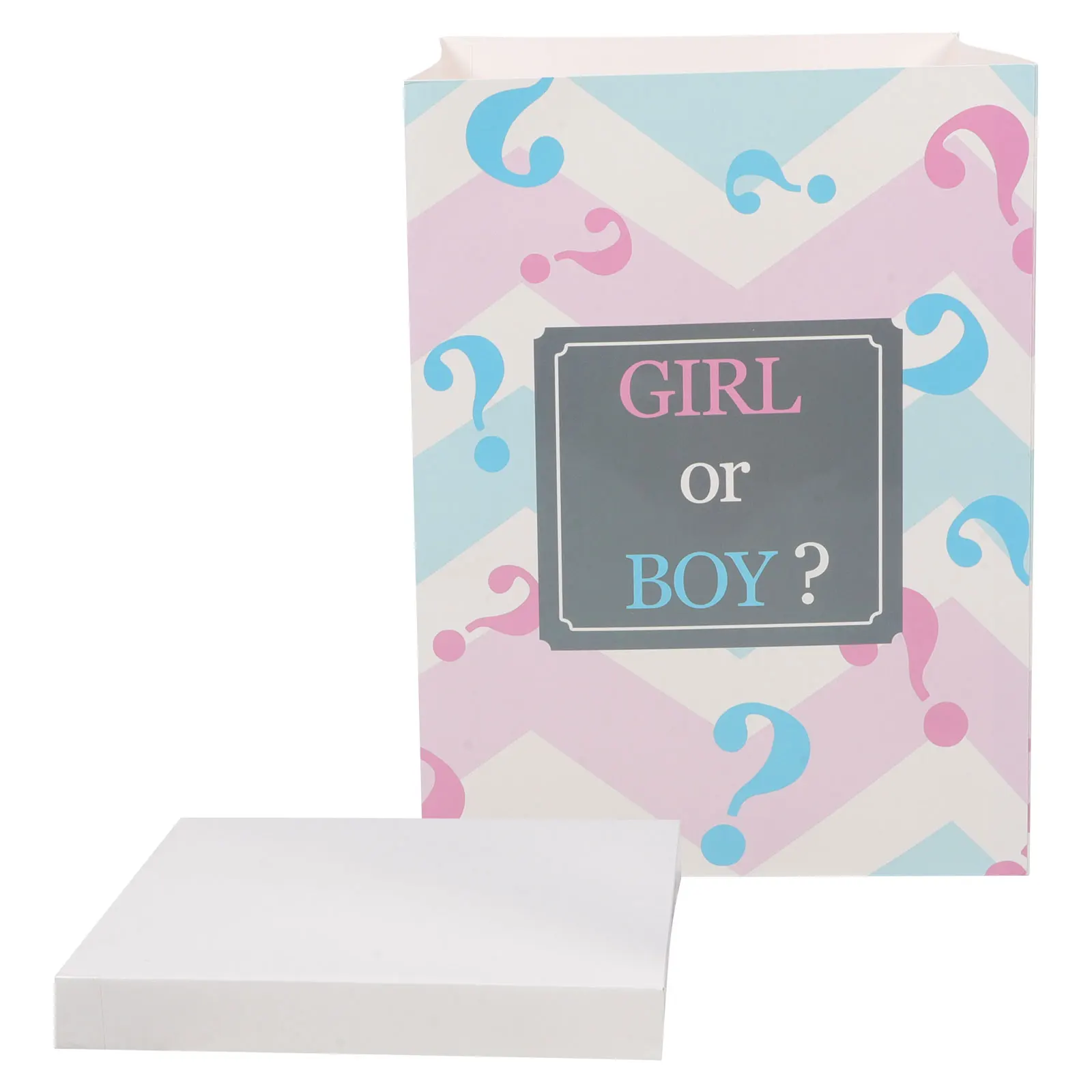 

Gender Reveal Gender Reveal Box For Balloons 30x30x40cm Baby Shower Decorations Balloon Boxes Paper Party Supplies Boy or Girl