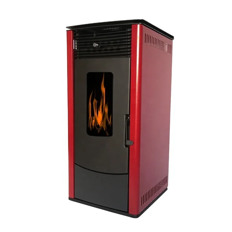 Heying High Quality Pellet Stove Cast Iron Stove Pellet Burning with Automatic Feeding Freestanding Pellet Stove