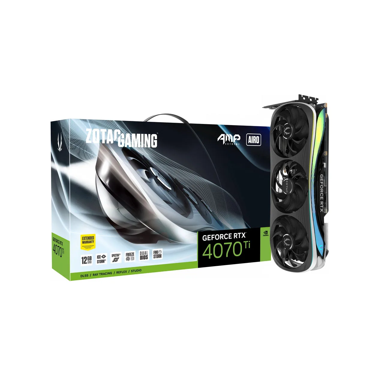 Brand New Good Quality ZOTAC RTX 4070Ti-12GB AMP EXTREME AIRO  Graphics Card  RTX 4070 Ti GPU 4070 Ti