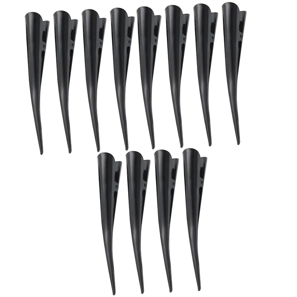 8 Pcs Large Horn Clip Hair Styling Clips Pins Partition Section Claw Salon Metal Separate