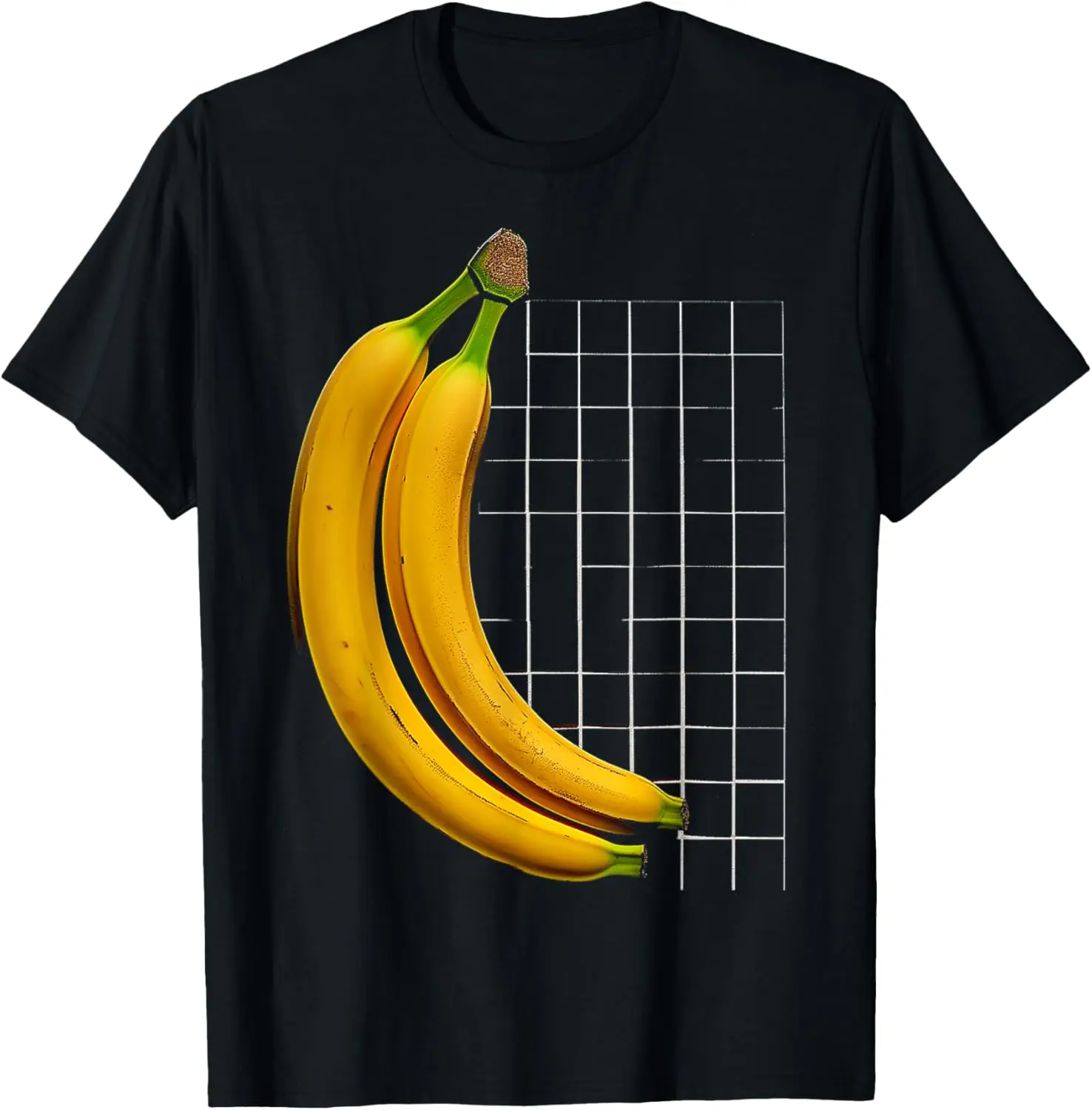 

Banana Art Geometric Graphic Motif Banana T-Shirt