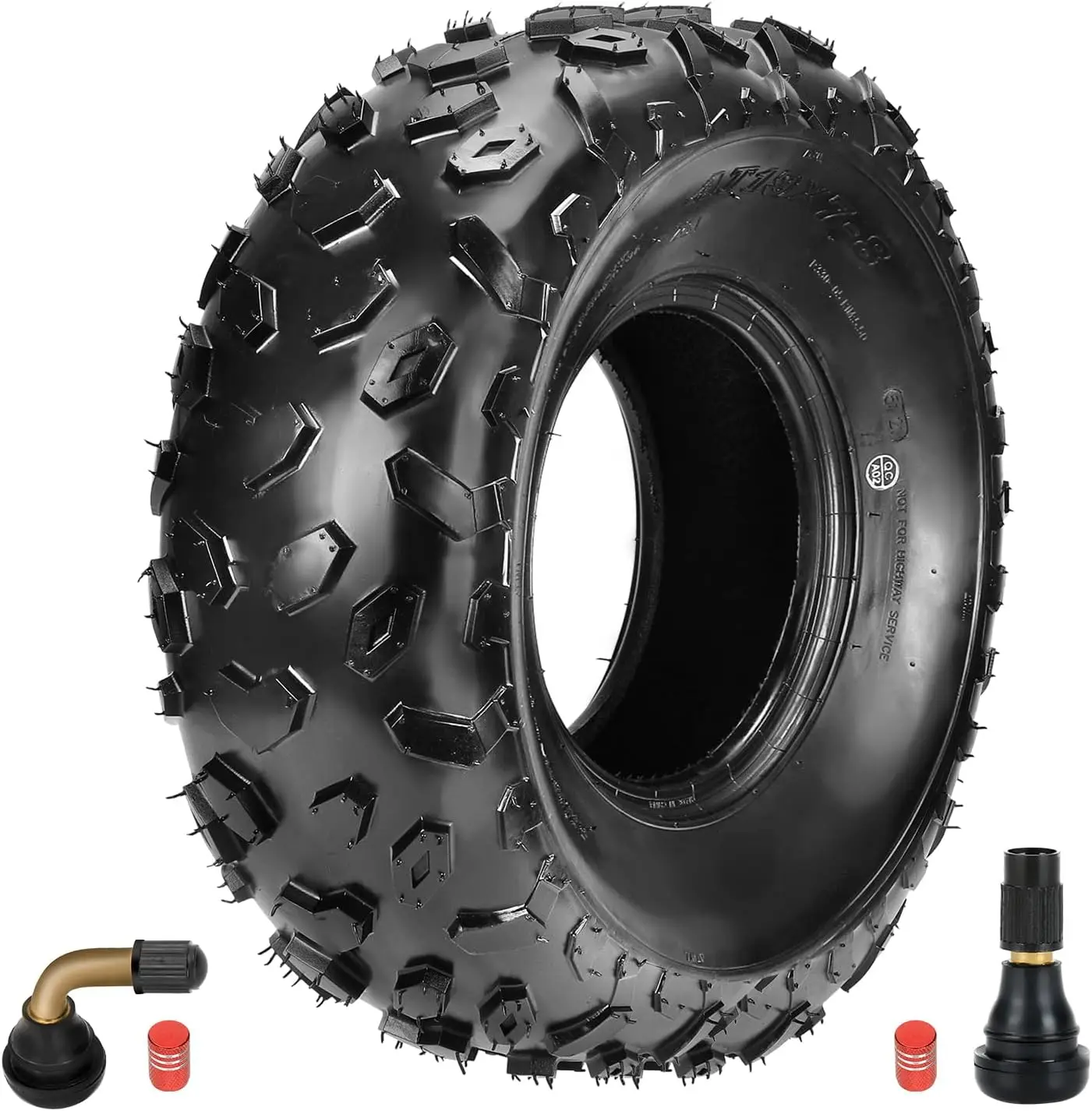 

19x7-8 Mini Bike Tubeless Tire Replacement for Off-Road ATV Quad Go Kart Parts with PVR70 Valve Stem