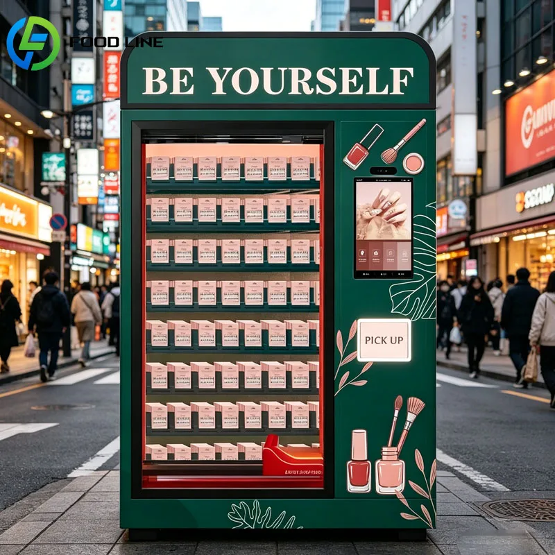 Self Service Nail Polish Vending Machine Smart Beauty Cosmetic Machine Automatic Touch Screen Payment System Customized