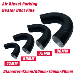 60/100/180/200cm Length 42mm 60mm 75mm 90mm Air Diesel Parking Heater Duct Pipe Tube Hose for Webasto Eberspacher Car Camper