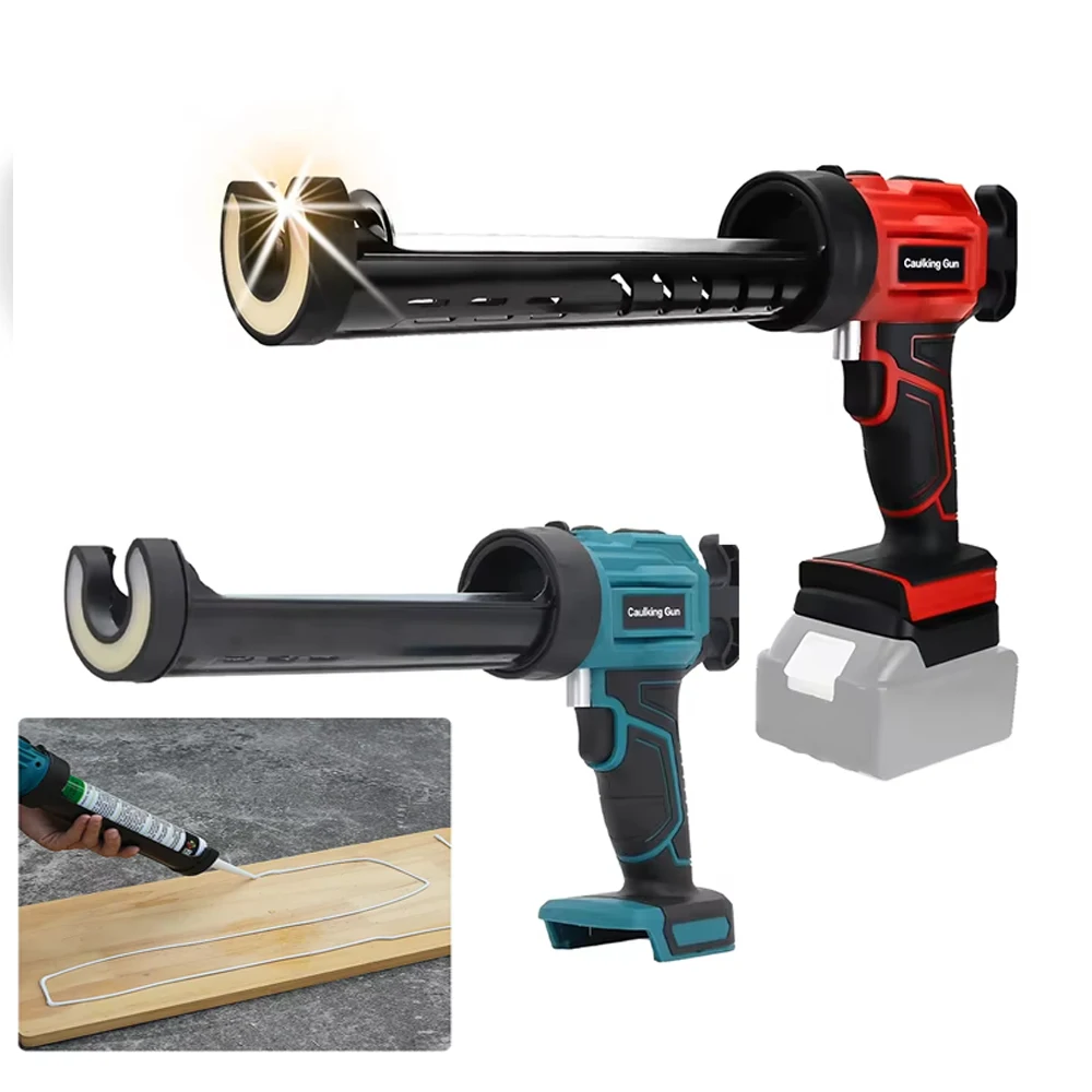 4 Speeds Electric Caulking Gun Lithium Battery  Wireless Glass Glue Gun Doors Windows Filling Sewing Gun For Makita 18V Battery