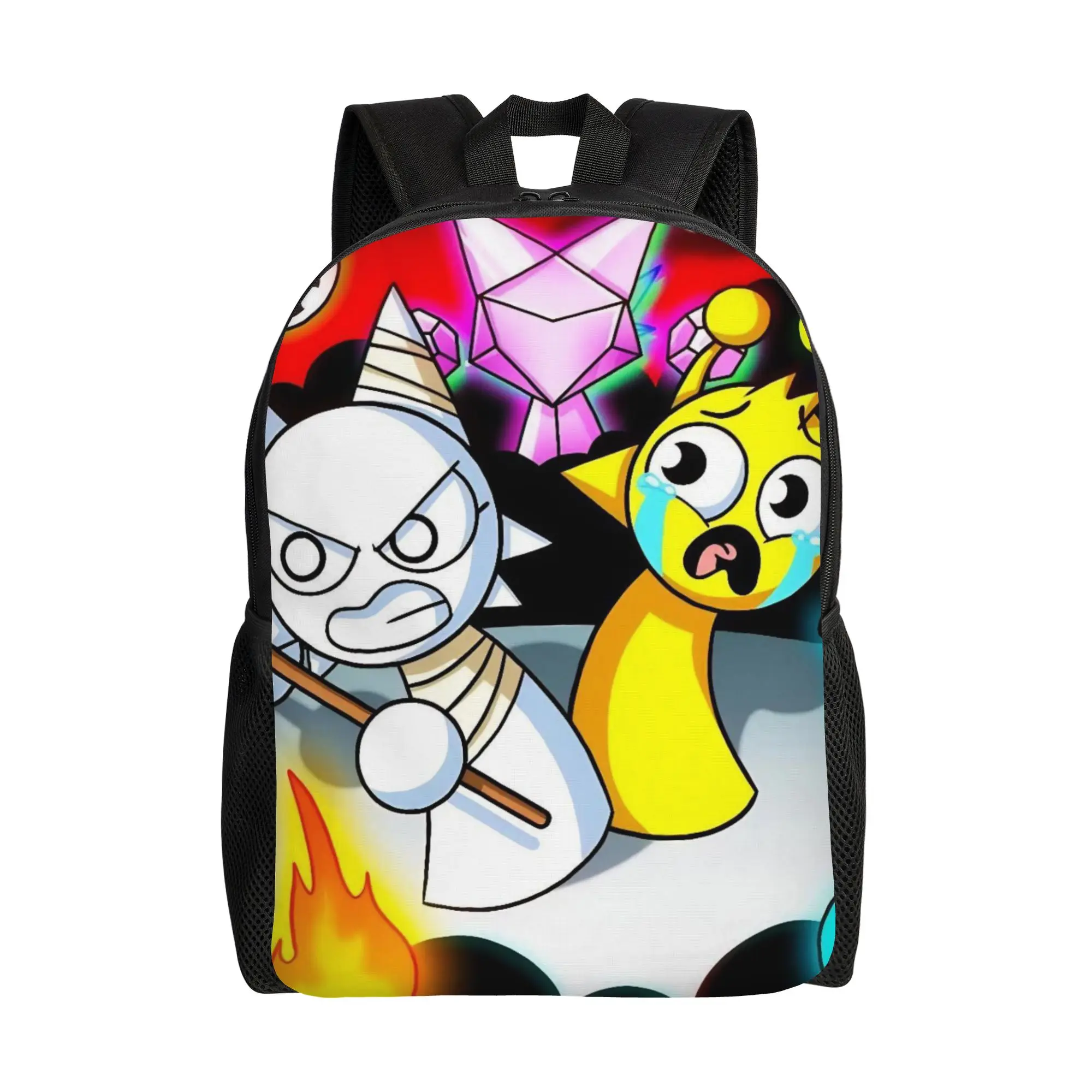 

Sprunki Music Box Classical Backpack Sports Student Hiking Travel Daypack for Men Women College Canvas Bags