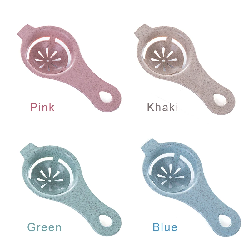 1Pcs Egg White Liquid Separator Egg Gadget 13*6*2.5cm Wheat Straw For Household Kitchen Bakeware Cooking Baking Supplies