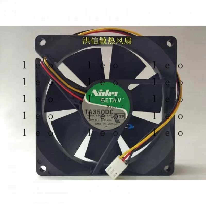 BB  for Nidec TA350DC E34404-33G1 9225 DC12V 0.21A 9.2CM 3-Pin Silent Cooling Fan